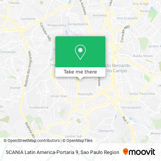 SCANIA Latin America-Portaria 9 map
