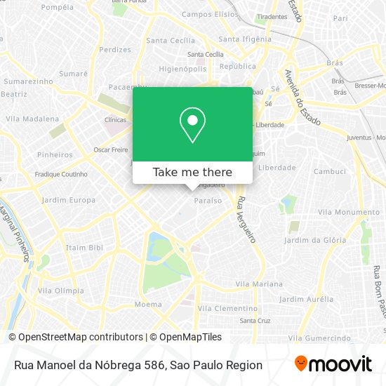 Rua Manoel da Nóbrega 586 map