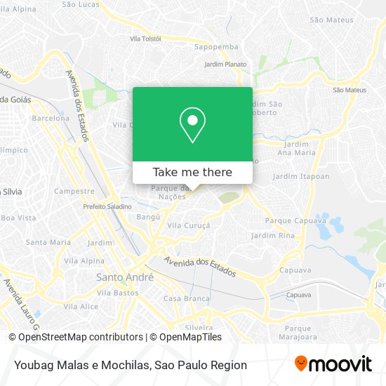 Youbag Malas e Mochilas map