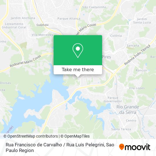 Rua Francisco de Carvalho / Rua Luís Pelegrini map