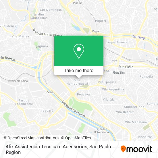 Mapa 4fix Assistência Técnica e Acessórios