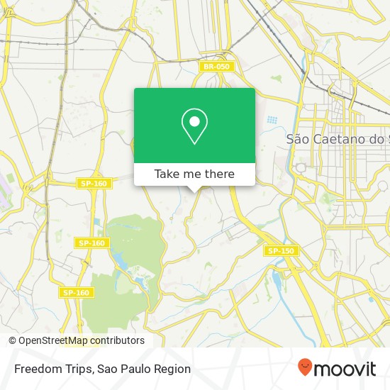 Mapa Freedom Trips