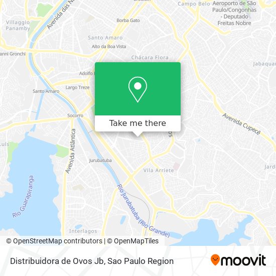 Distribuidora de Ovos Jb map