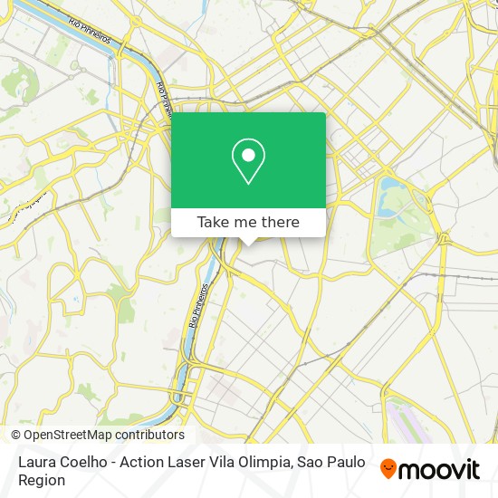 Laura Coelho - Action Laser Vila Olimpia map