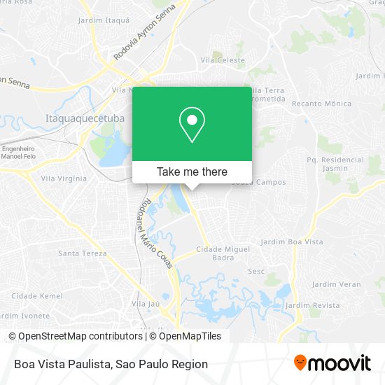 Boa Vista Paulista map