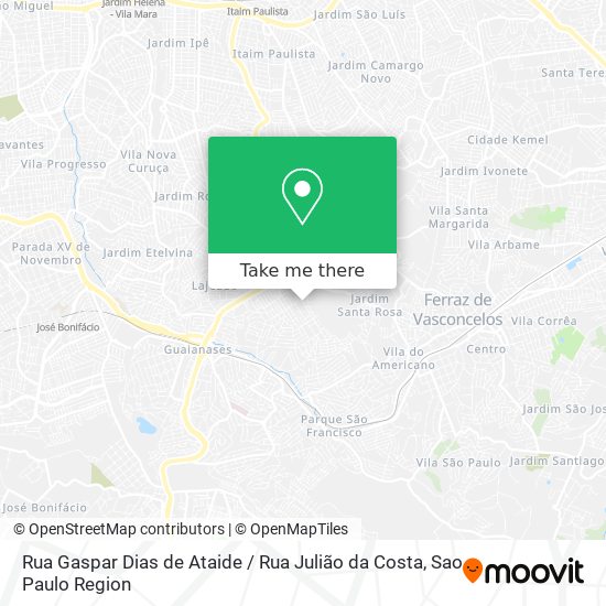 Rua Gaspar Dias de Ataide / Rua Julião da Costa map