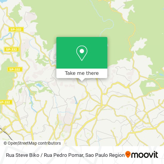 Mapa Rua Steve Biko / Rua Pedro Pomar