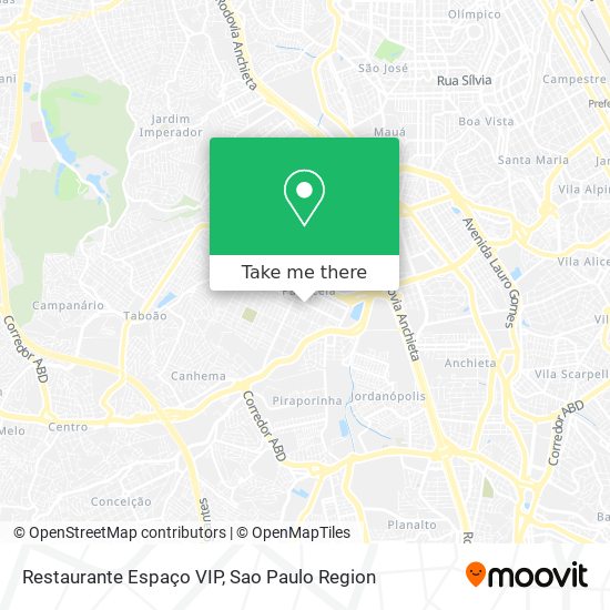 Restaurante Espaço VIP map