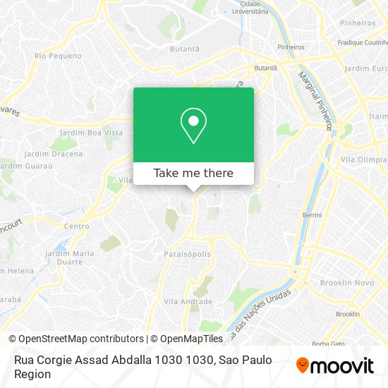 Mapa Rua Corgie Assad Abdalla 1030 1030