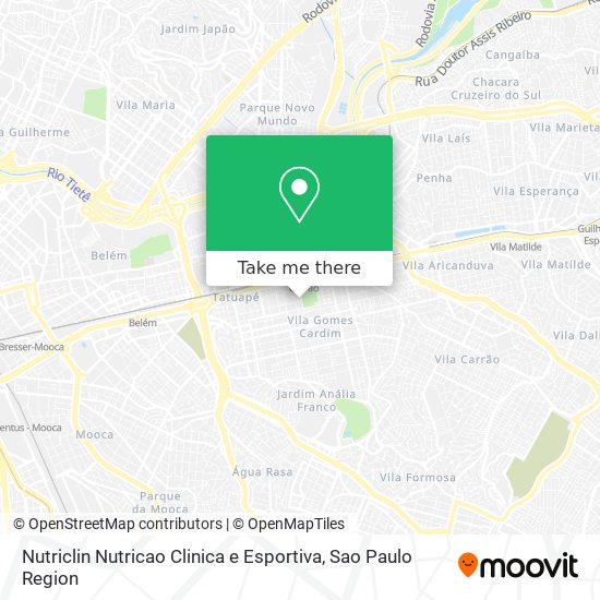 Nutriclin Nutricao Clinica e Esportiva map