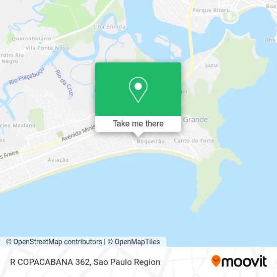 R COPACABANA 362 map