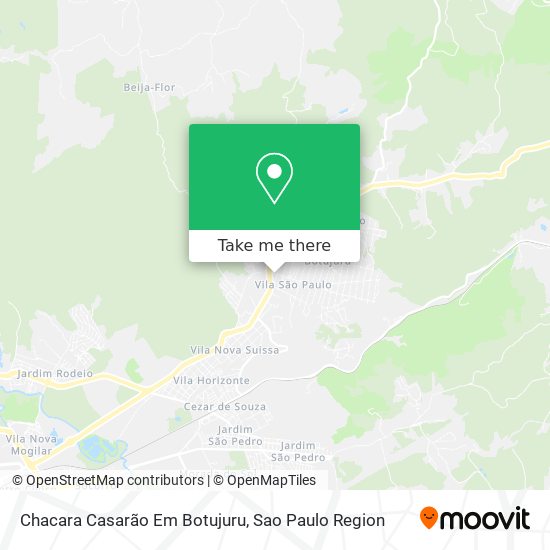 Chacara Casarão Em Botujuru map