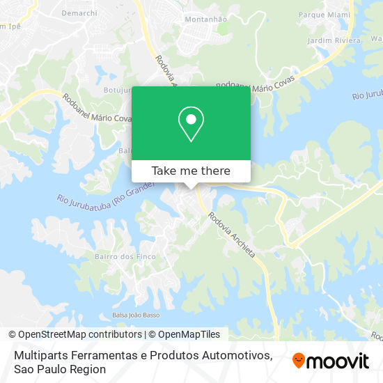 Multiparts Ferramentas e Produtos Automotivos map