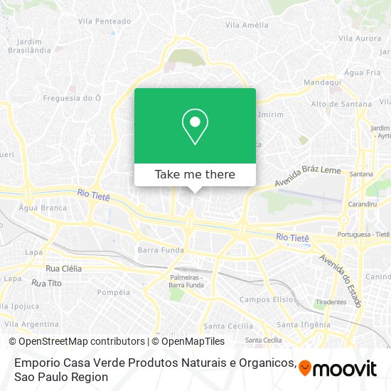 Emporio Casa Verde Produtos Naturais e Organicos map