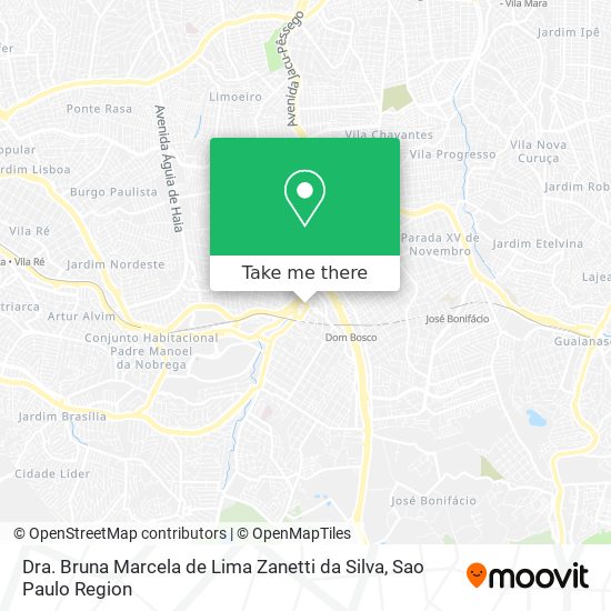 Dra. Bruna Marcela de Lima Zanetti da Silva map