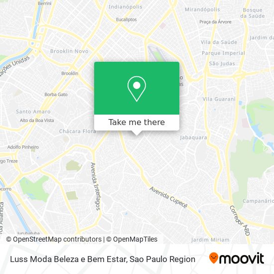 Mapa Luss Moda Beleza e Bem Estar