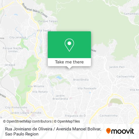 Rua Joviniano de Oliveira / Avenida Manoel Bolívar map