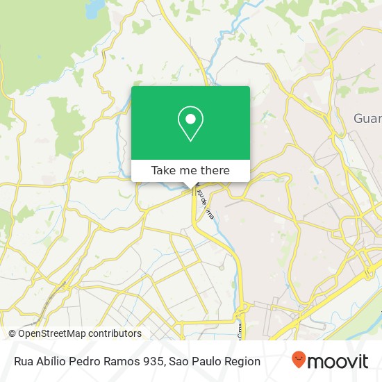 Mapa Rua Abílio Pedro Ramos 935