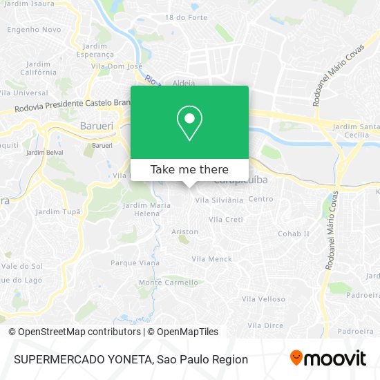 SUPERMERCADO YONETA map