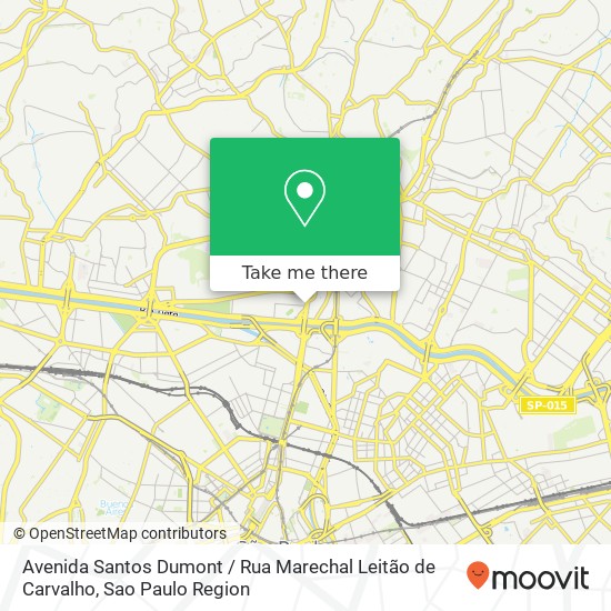 Mapa Avenida Santos Dumont / Rua Marechal Leitão de Carvalho