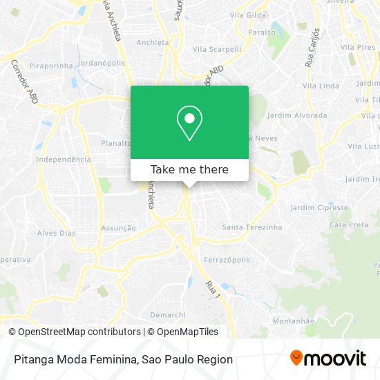 Pitanga Moda Feminina map