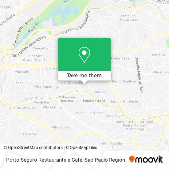 Porto Seguro Restaurante e Café map