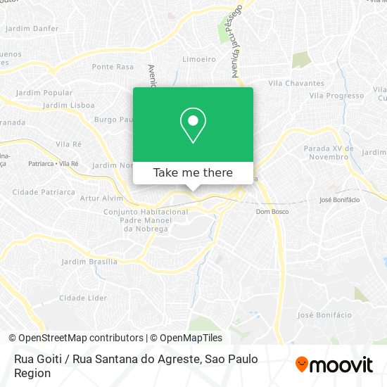 Rua Goiti / Rua Santana do Agreste map