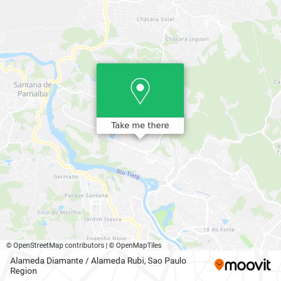 Alameda Diamante / Alameda Rubi map