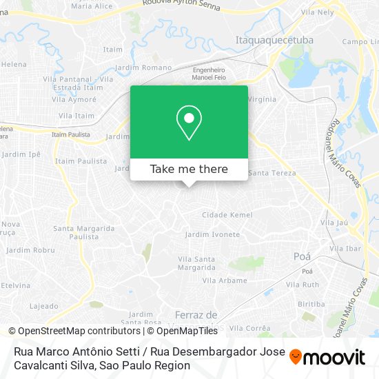 Rua Marco Antônio Setti / Rua Desembargador Jose Cavalcanti Silva map