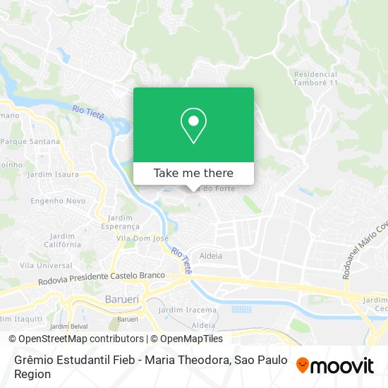 Grêmio Estudantil Fieb - Maria Theodora map