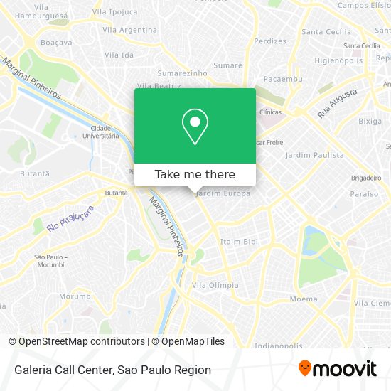 Galeria Call Center map