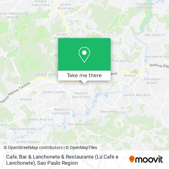 Cafe, Bar & Lanchonete & Restaurante (Lú Café e Lanchonete) map