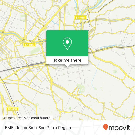 EMEI do Lar Sirio map