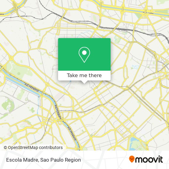 Escola Madre map