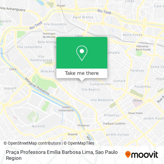 Praça Professora Emília Barbosa Lima map