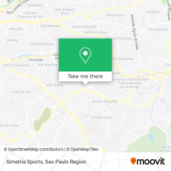 Mapa Simetria Sports