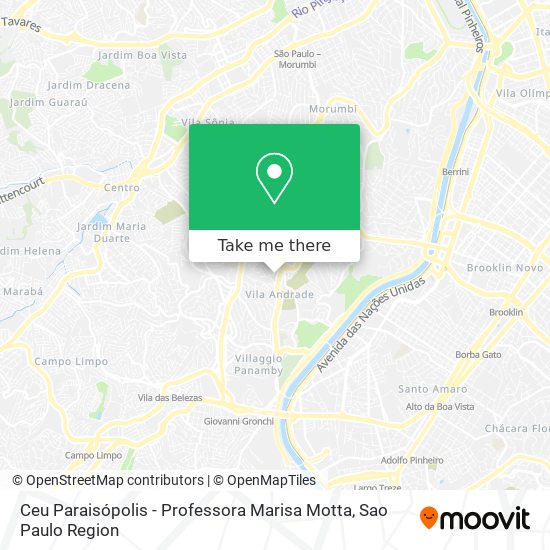 Ceu Paraisópolis - Professora Marisa Motta map