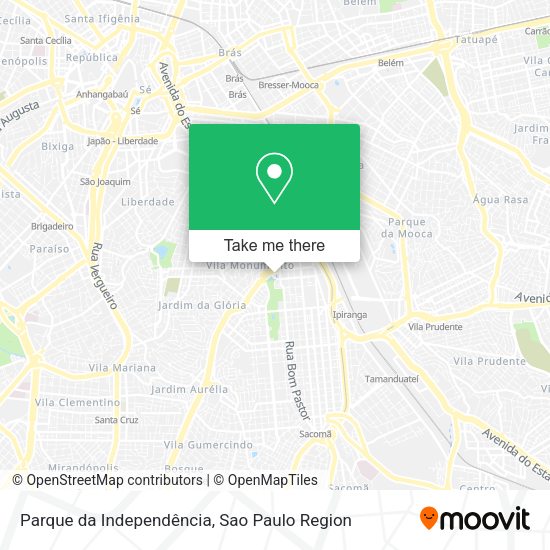 Parque da Independência map