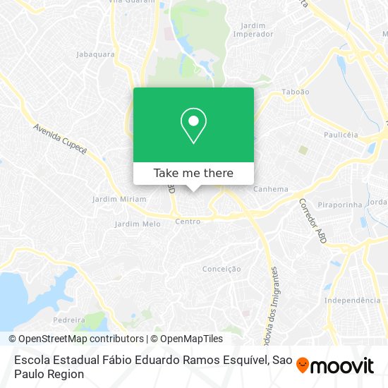 Mapa Escola Estadual Fábio Eduardo Ramos Esquível