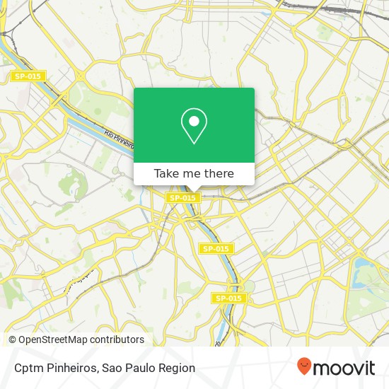 Mapa Cptm Pinheiros