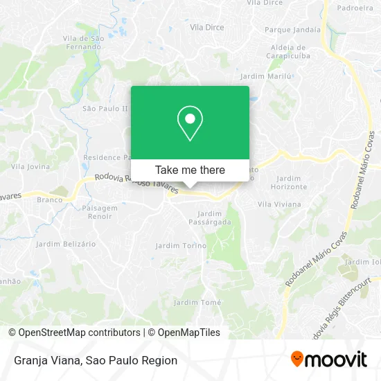 Granja Viana map
