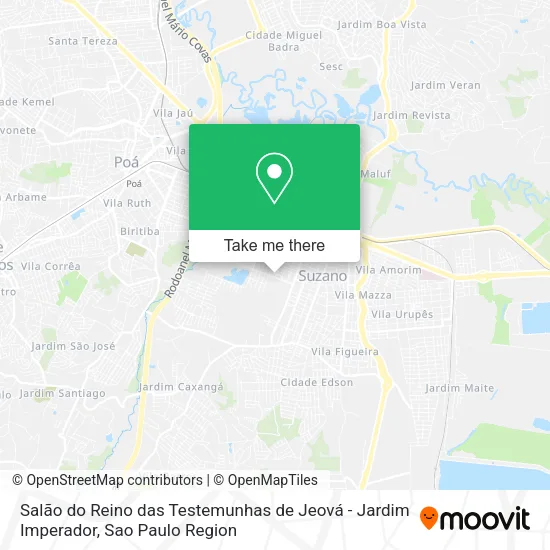 Salão do Reino das Testemunhas de Jeová - Jardim Imperador map