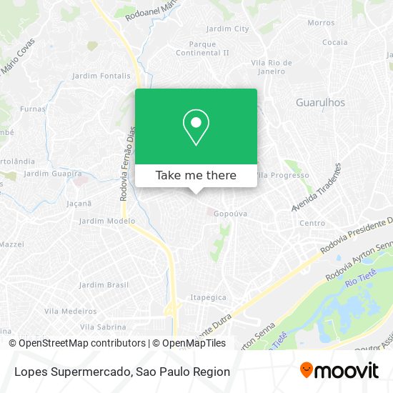 Lopes Supermercado map