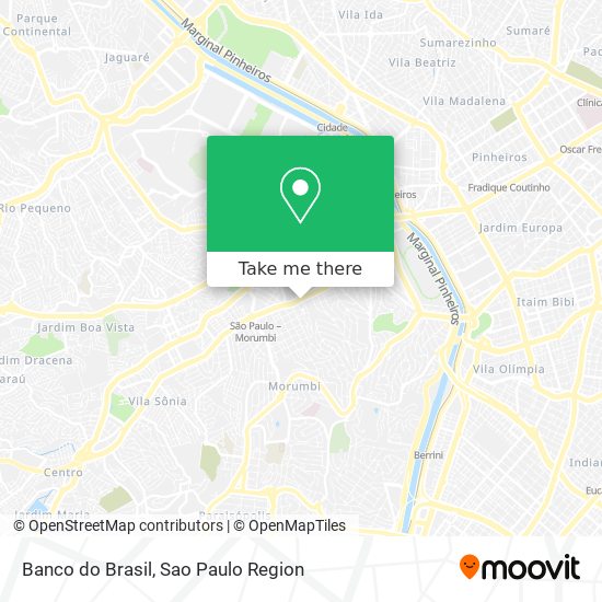 Mapa Banco do Brasil