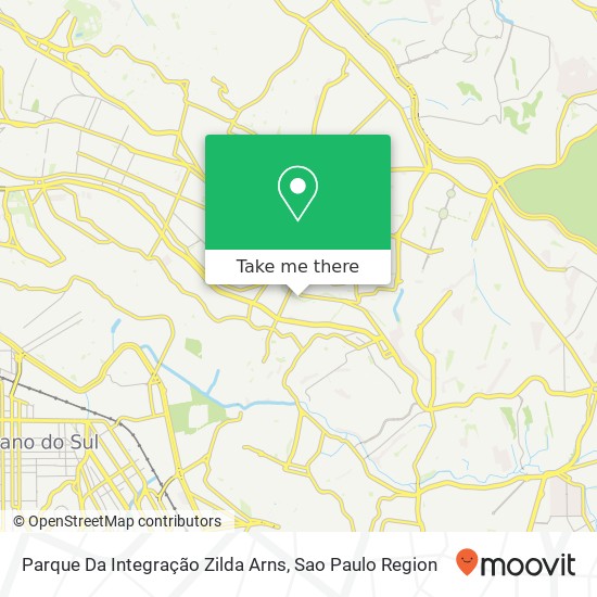 Parque Da Integração Zilda Arns map