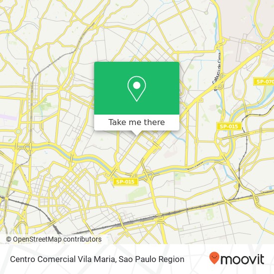 Mapa Centro Comercial Vila Maria