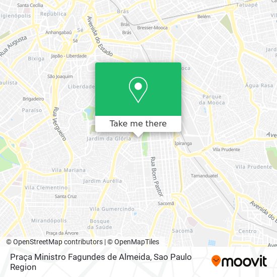 Praça Ministro Fagundes de Almeida map