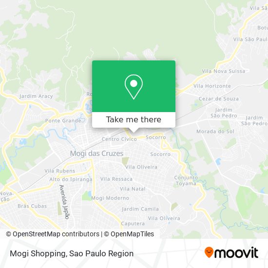 Mapa Mogi Shopping