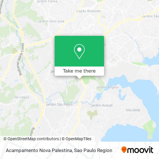 Mapa Acampamento Nova Palestina