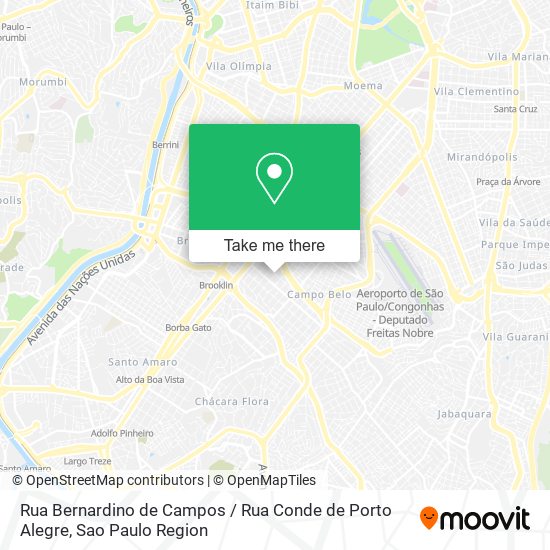 Rua Bernardino de Campos / Rua Conde de Porto Alegre map